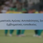 Δοκιμαστικός Αγώνας: Αντιπαλότητες, Σειρές, Εμβληματικές τοποθεσίες
