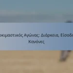 Δοκιμαστικός Αγώνας: Διάρκεια, Είσοδοι, Κανόνες
