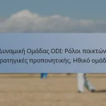 Δυναμική Ομάδας ODI: Ρόλοι παικτών, Στρατηγικές προπονητικής, Ηθικό ομάδας
