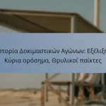 Ιστορία Δοκιμαστικών Αγώνων: Εξέλιξη, Κύρια ορόσημα, Θρυλικοί παίκτες