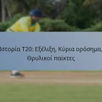 Ιστορία T20: Εξέλιξη, Κύρια ορόσημα, Θρυλικοί παίκτες