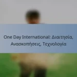 One Day International: Διαιτησία, Ανασκοπήσεις, Τεχνολογία