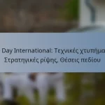 One Day International: Τεχνικές χτυπήματος, Στρατηγικές ρίψης, Θέσεις πεδίου